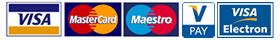 Carte di credito accettate