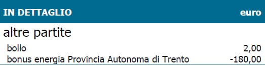 bonus 180euro provincia di trento